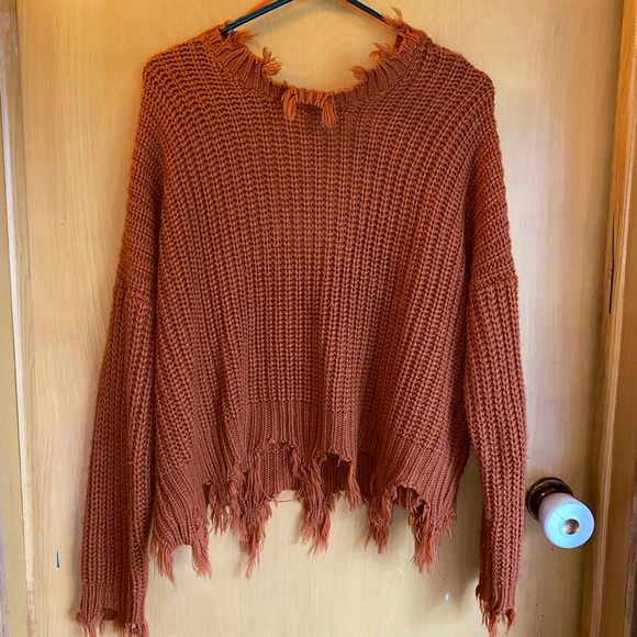 SOLD American Threads Sweater - Picture 3 of 3